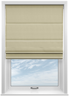 Vienna, Mushroom - Motorised Roman Blind